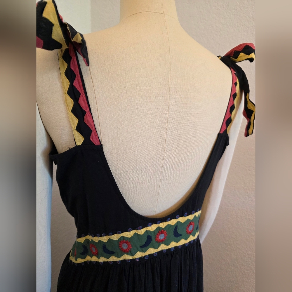 SALE NWT Black Multicolor Carolina K Maxi Dress - Picture 4 of 14